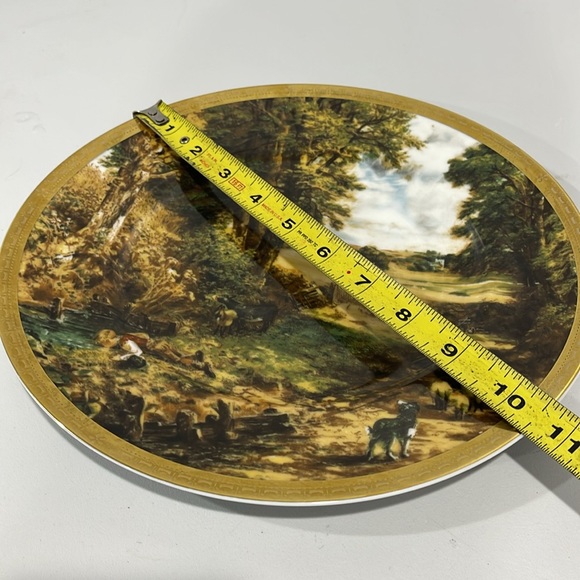 The Cornfield by John Constables Willow Classic  Vintage Plate Made In Ireland - Picture 12 of 12